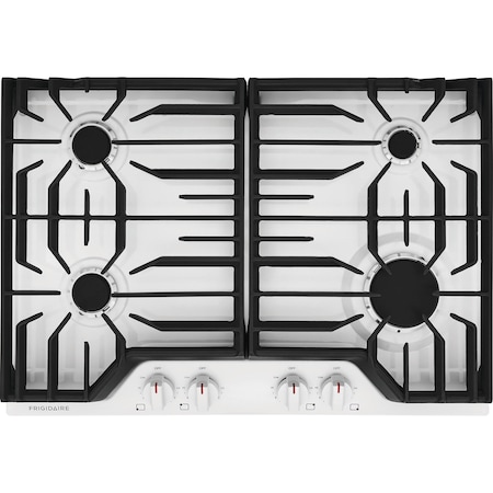 Frigidaire Frigidaire 30-in. Gas Cooktop with 16,000 BTU Burner and SpillSafe Cooktop, White FCCG3027AW